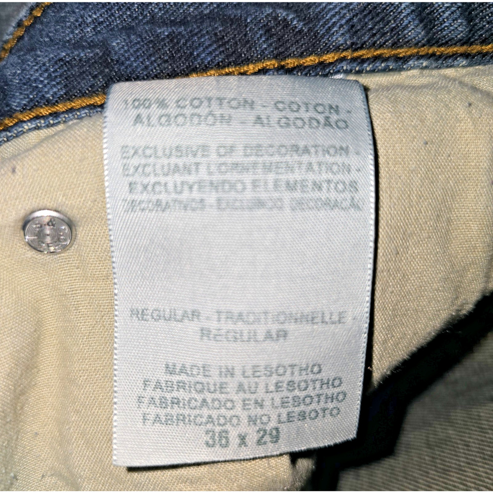 Levis Signature Mens Jeans 36x29 Regular Fit B0080 - Picture 6 of 6